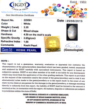 3.72/CT Natural Keshi Pearl